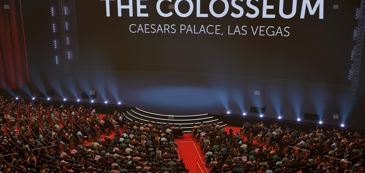 The Colosseum At Caesars Palace - Section 303 Seat View