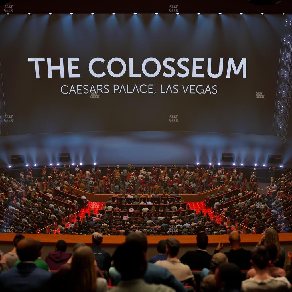 The Colosseum At Caesars Palace - Section 304 Seat View