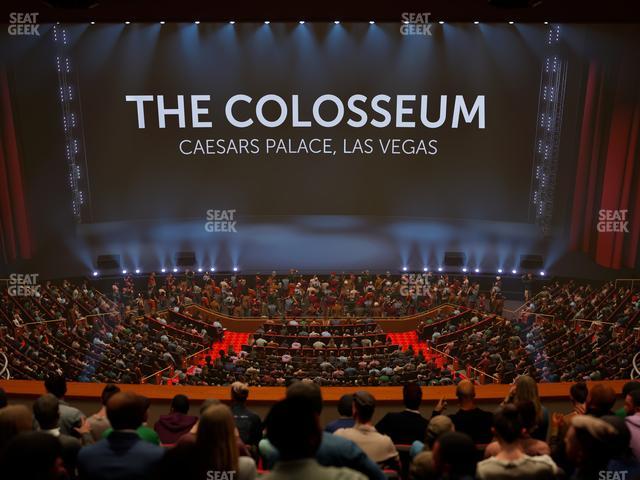 The Colosseum At Caesars Palace - Section 304 Seat View