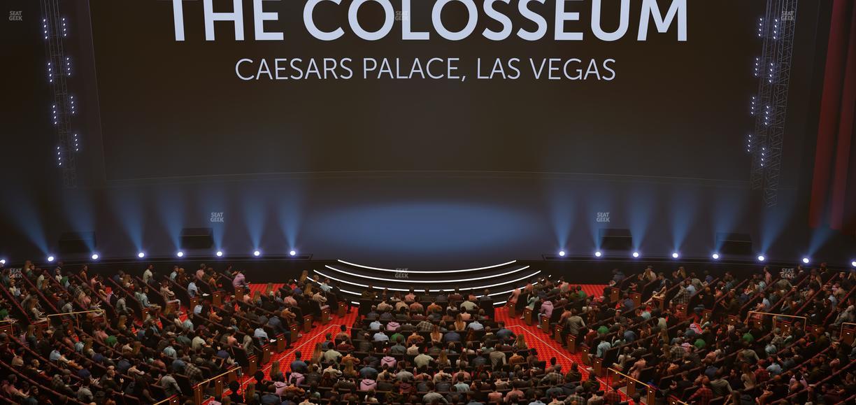 The Colosseum At Caesars Palace - Section 304 Seat View