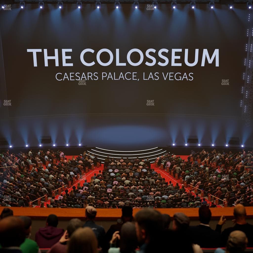 The Colosseum At Caesars Palace - Section 304 Seat View