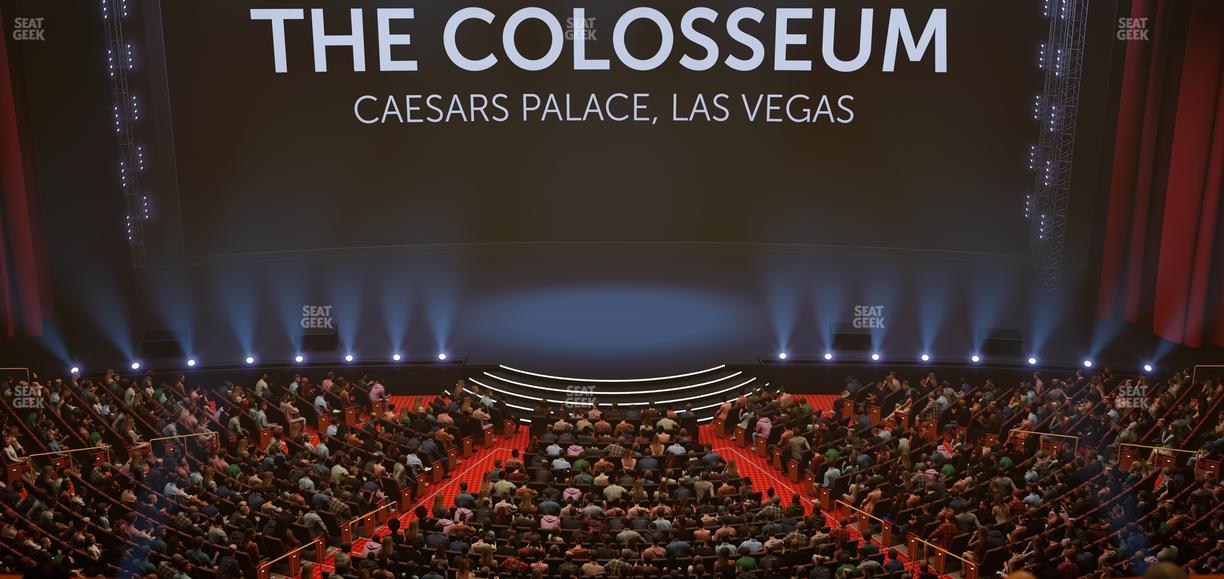 The Colosseum At Caesars Palace - Section 304 Seat View