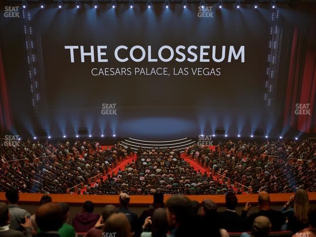 The Colosseum At Caesars Palace - Section 304 Seat View