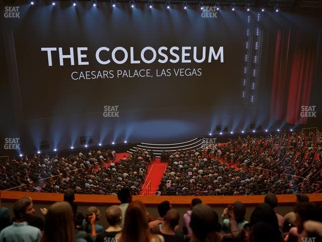 The Colosseum At Caesars Palace - Section 305 Seat View
