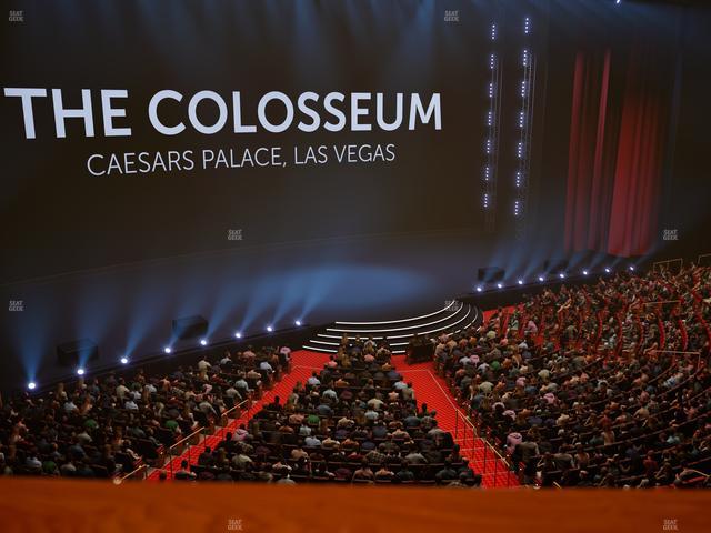 The Colosseum At Caesars Palace - Section 306 Seat View