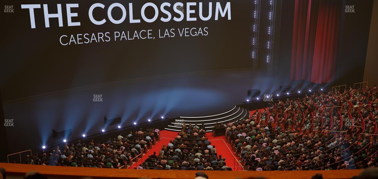 The Colosseum At Caesars Palace - Section 306 Seat View