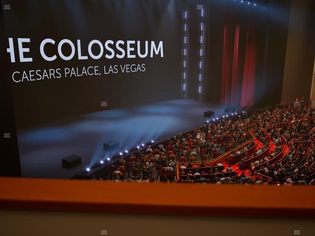 The Colosseum At Caesars Palace - Section 307 Seat View