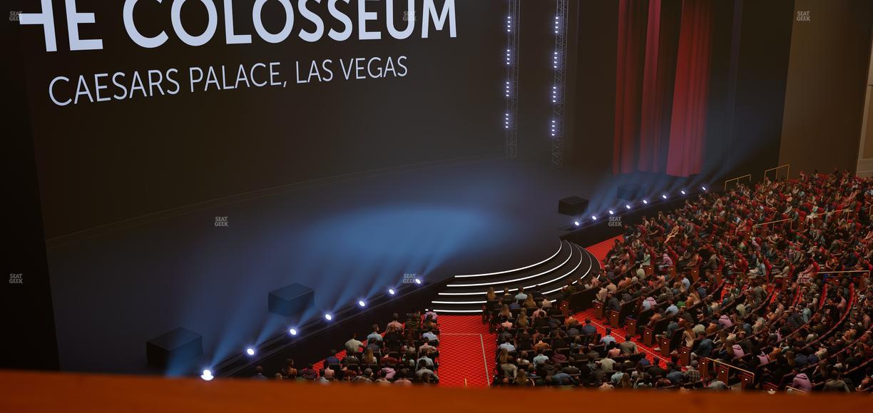 The Colosseum At Caesars Palace - Section 307 Seat View