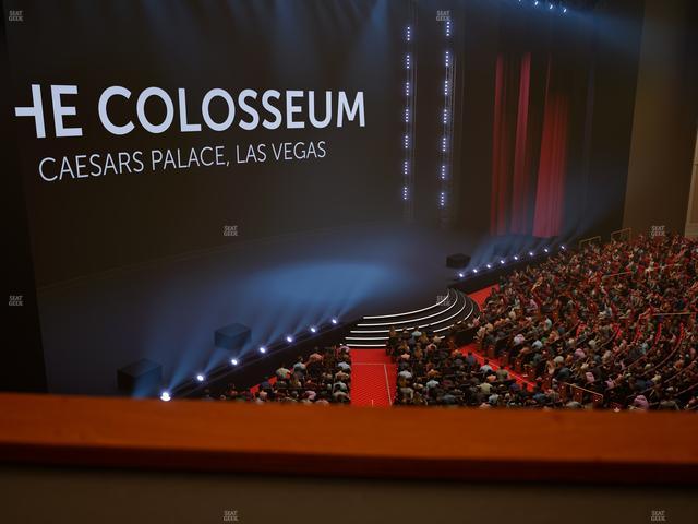 The Colosseum At Caesars Palace - Section 307 Seat View