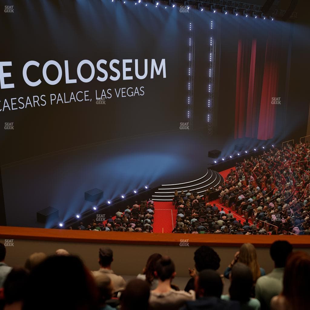 The Colosseum At Caesars Palace - Section 307 Seat View
