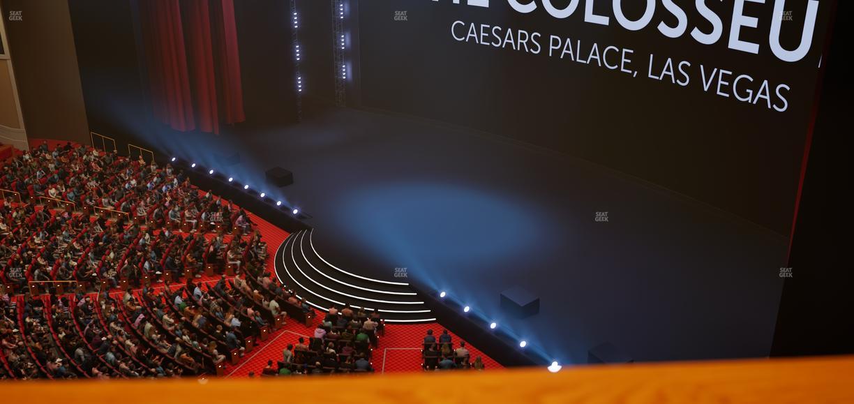 The Colosseum At Caesars Palace - Section 401 Seat View