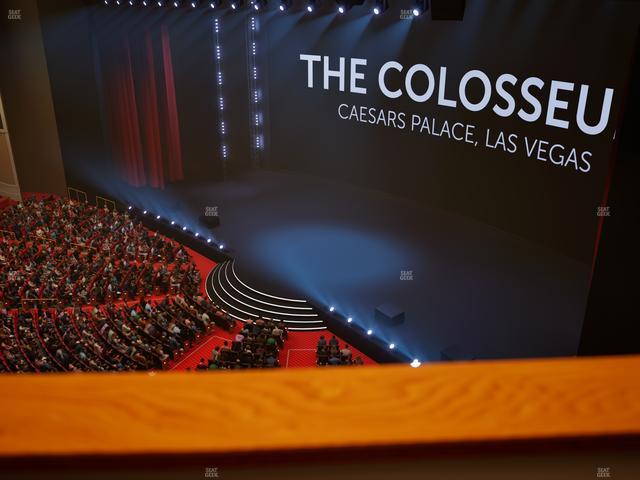 The Colosseum At Caesars Palace - Section 401 Seat View
