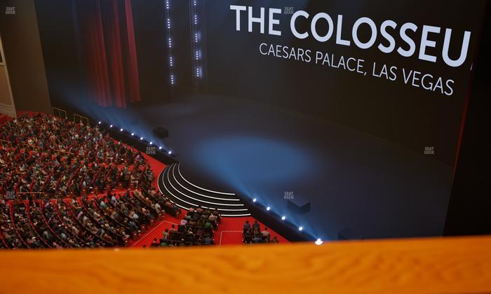 The Colosseum At Caesars Palace - Section 401 Seat View