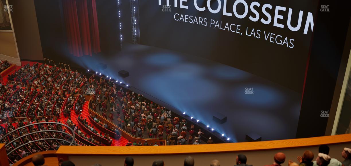 The Colosseum At Caesars Palace - Section 401 Seat View