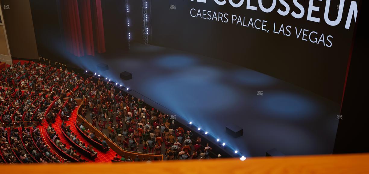 The Colosseum At Caesars Palace - Section 401 Seat View