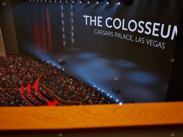 The Colosseum At Caesars Palace - Section 401 Seat View