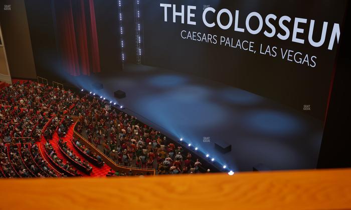 The Colosseum At Caesars Palace - Section 401 Seat View