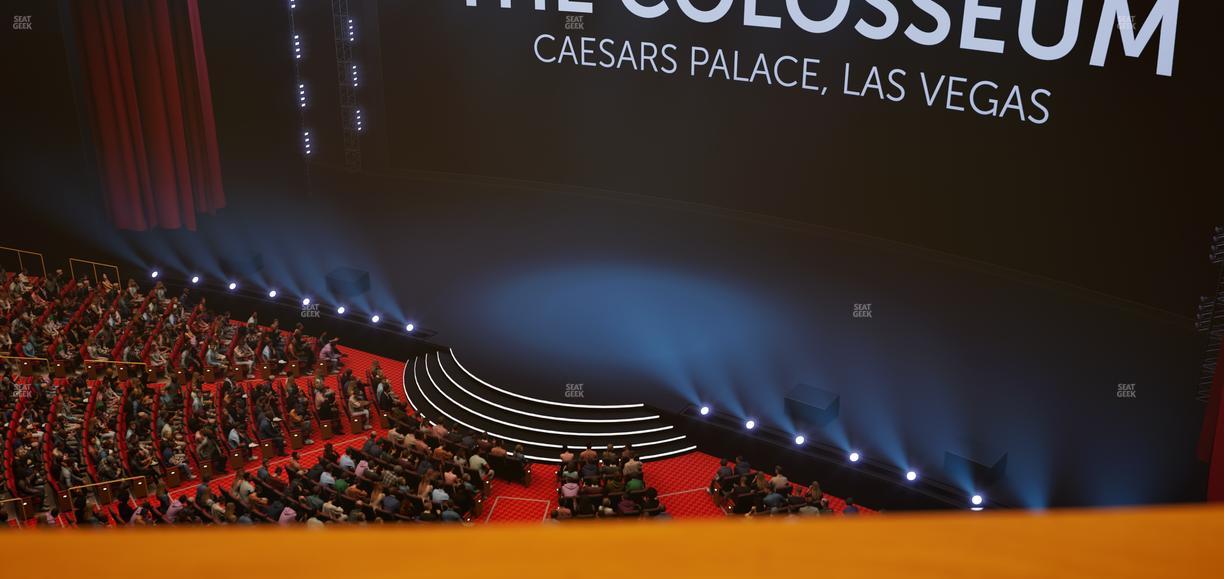 The Colosseum At Caesars Palace - Section 402 Seat View