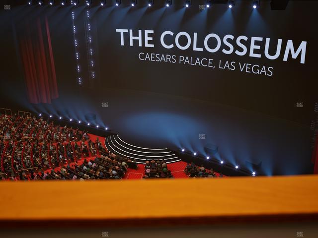 The Colosseum At Caesars Palace - Section 402 Seat View