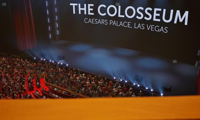 The Colosseum At Caesars Palace - Section 402 Seat View