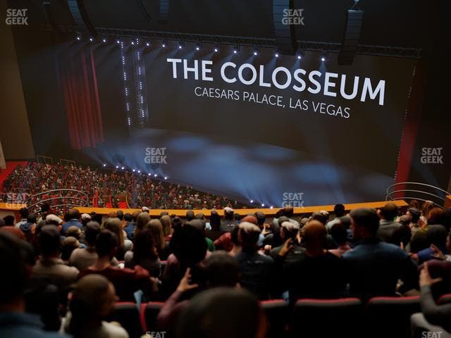 The Colosseum At Caesars Palace - Section 402 Seat View