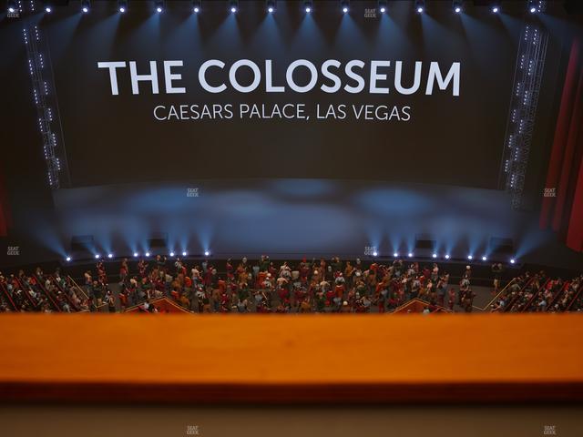 The Colosseum At Caesars Palace - Section 404 Seat View