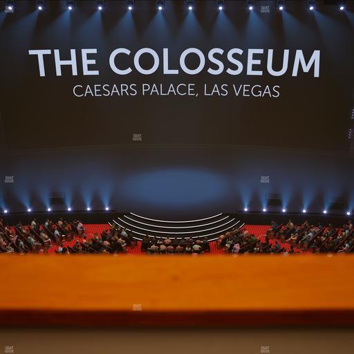 The Colosseum At Caesars Palace - Section 404 Seat View