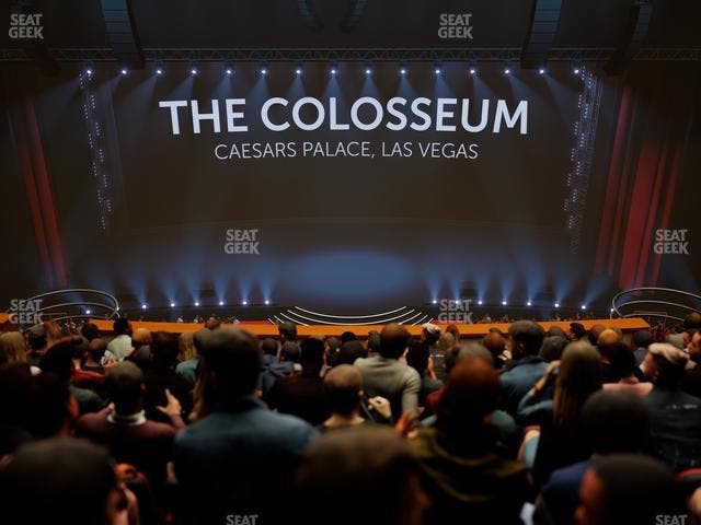 The Colosseum At Caesars Palace - Section 404 Seat View