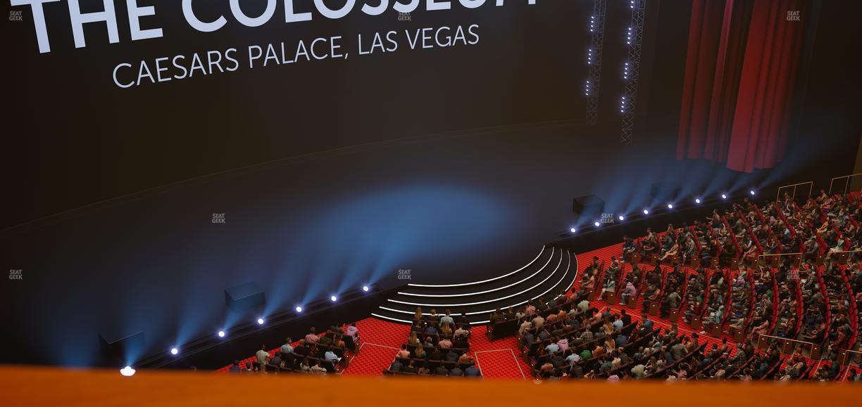 The Colosseum At Caesars Palace - Section 406 Seat View