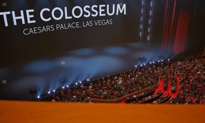The Colosseum At Caesars Palace - Section 406 Seat View