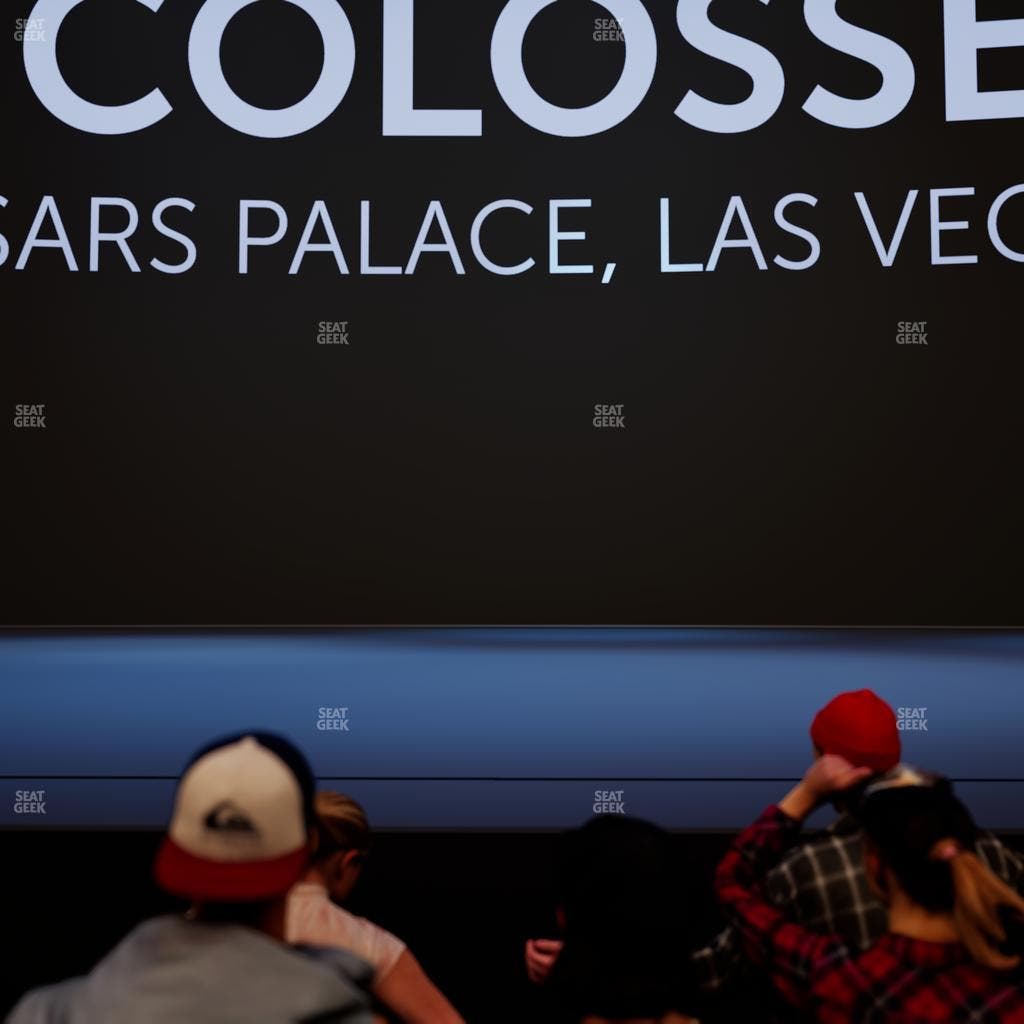 The Colosseum At Caesars Palace - Section Ga Pit Seat View