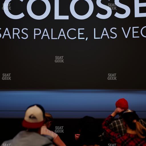 The Colosseum At Caesars Palace - Section Ga Pit Seat View