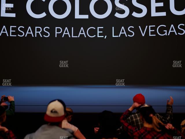 The Colosseum At Caesars Palace - Section Ga Pit Seat View