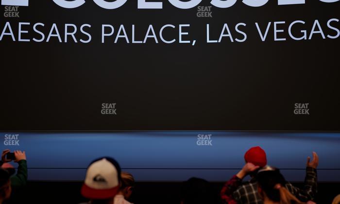 The Colosseum At Caesars Palace - Section Ga Pit Seat View