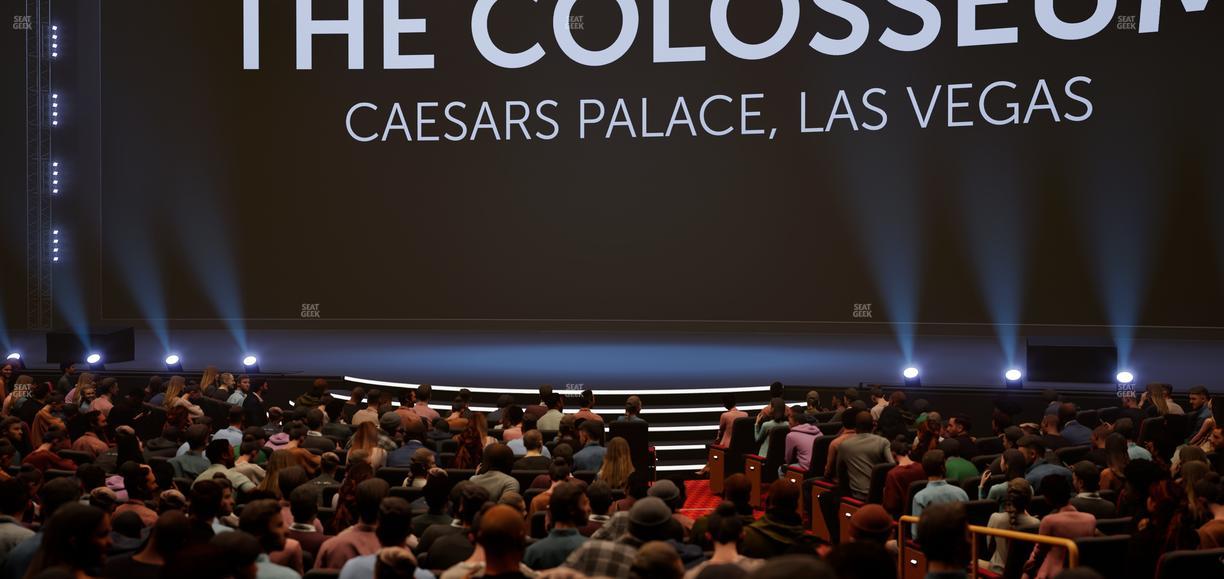 The Colosseum At Caesars Palace - Section Loge 104 Seat View