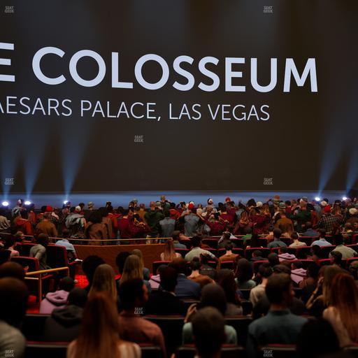 The Colosseum At Caesars Palace - Section Loge 104 Seat View