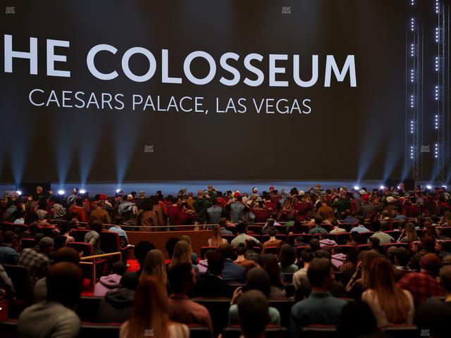 The Colosseum At Caesars Palace - Section Loge 104 Seat View