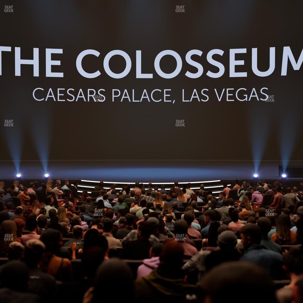 The Colosseum At Caesars Palace - Section Loge 104 Seat View