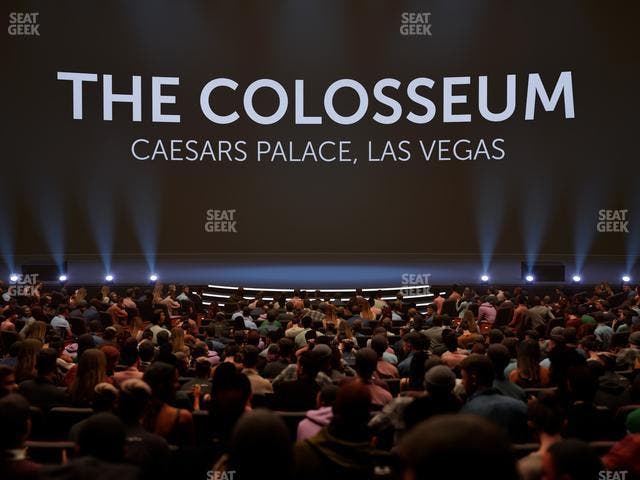The Colosseum At Caesars Palace - Section Loge 104 Seat View