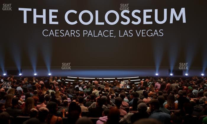 The Colosseum At Caesars Palace - Section Loge 104 Seat View