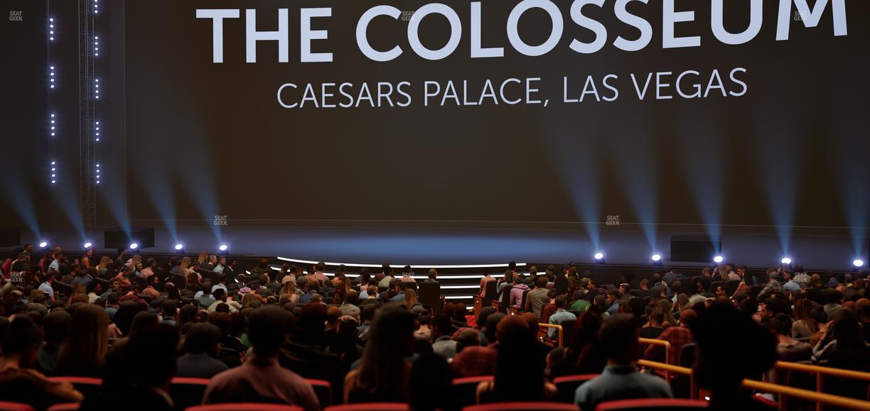 The Colosseum At Caesars Palace - Section Loge 203 Seat View