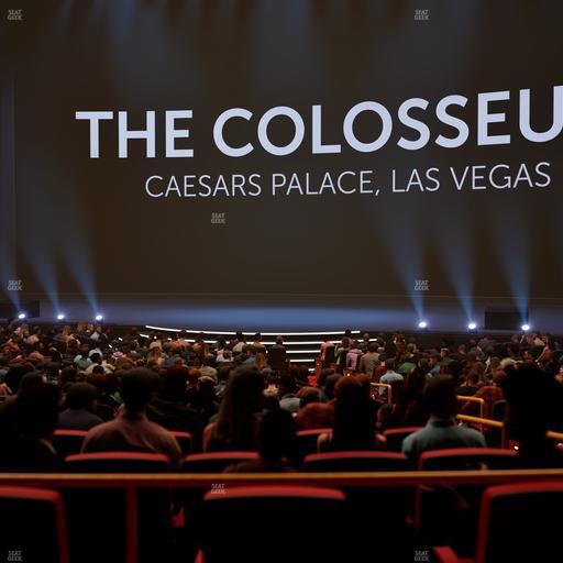 The Colosseum At Caesars Palace - Section Loge 203 Seat View