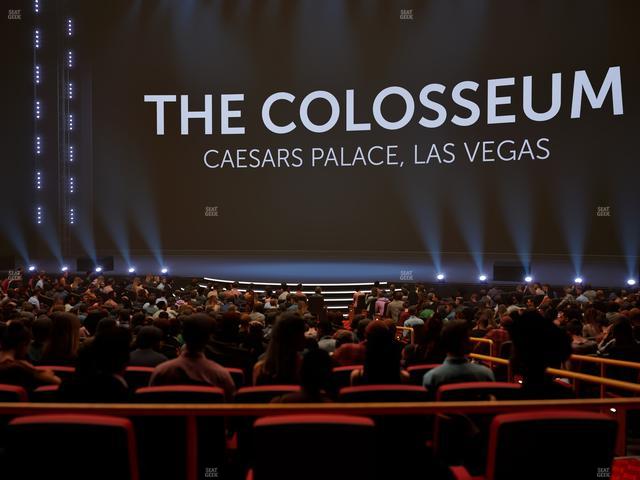 The Colosseum At Caesars Palace - Section Loge 203 Seat View
