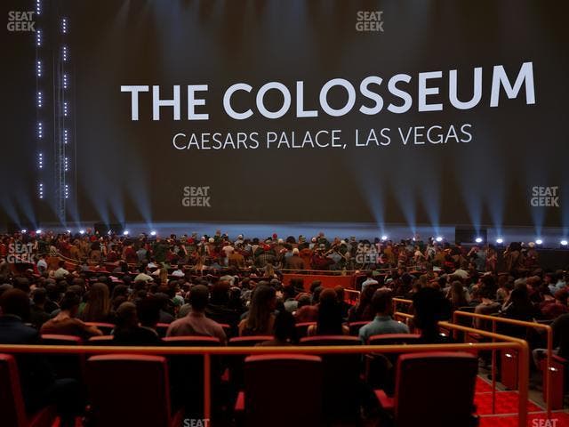 The Colosseum At Caesars Palace - Section Loge 203 Seat View