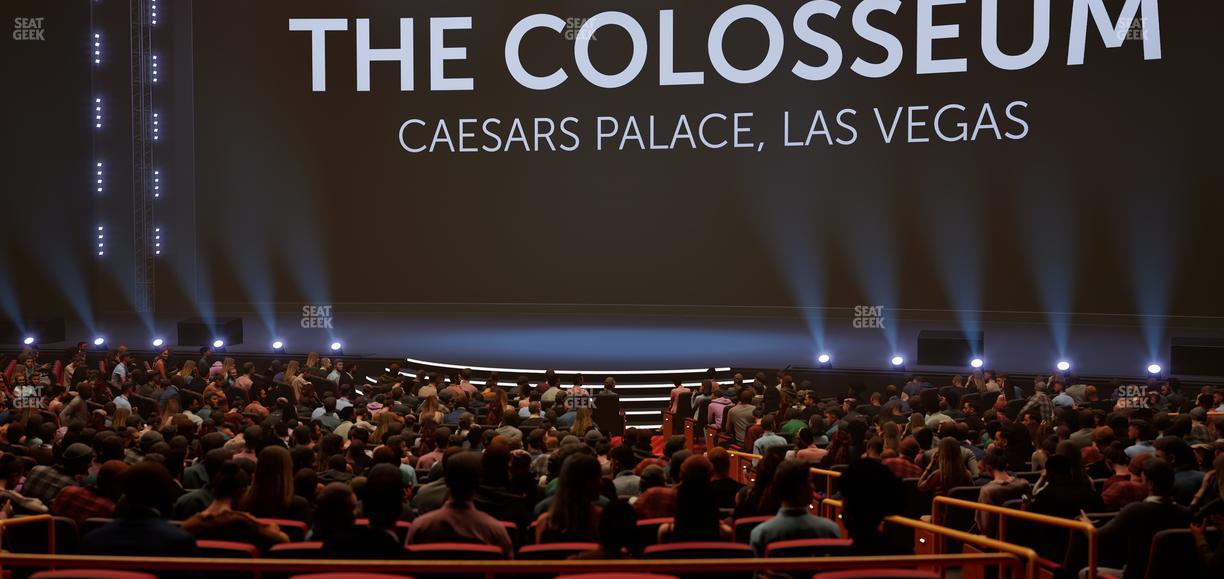 The Colosseum At Caesars Palace - Section Loge 203 Seat View