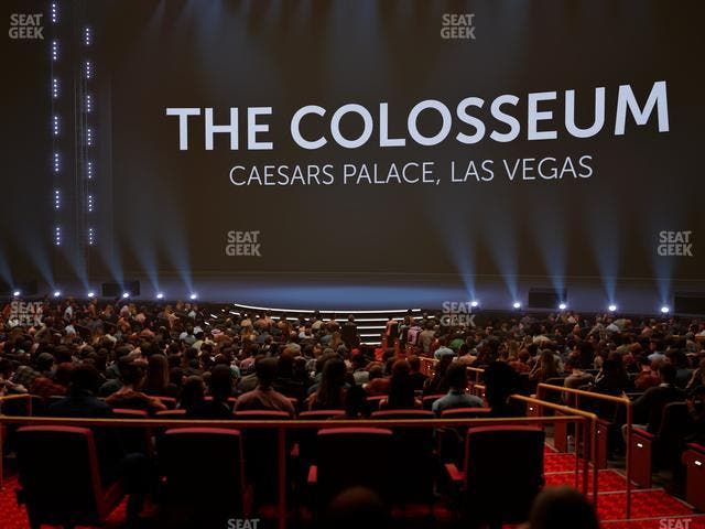 The Colosseum At Caesars Palace - Section Loge 203 Seat View