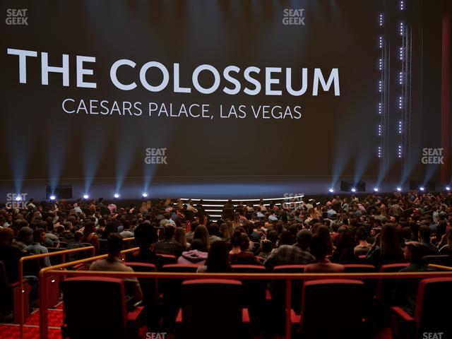 The Colosseum At Caesars Palace - Section Loge 205 Seat View The Colosseum At Caesars Palace - Section Loge 205 Seat View