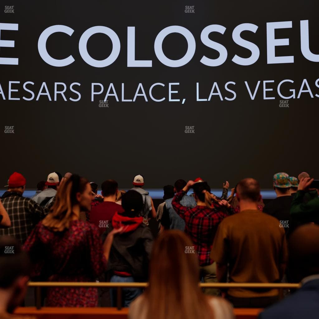 The Colosseum At Caesars Palace - Section Vip 4 Seat View