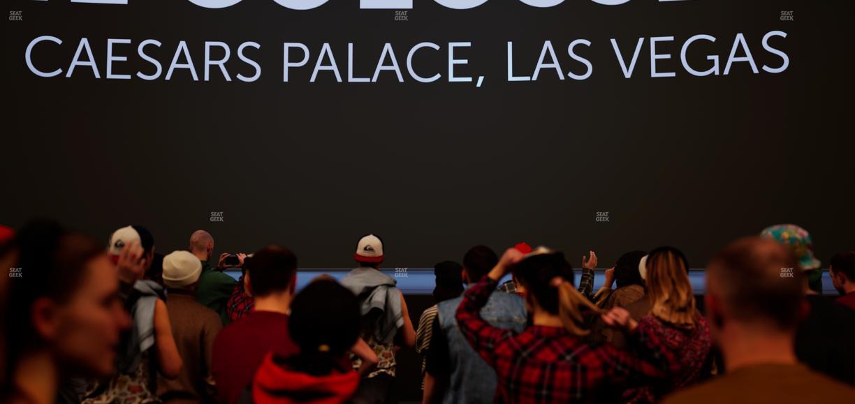 The Colosseum At Caesars Palace - Section Vip 4 Seat View