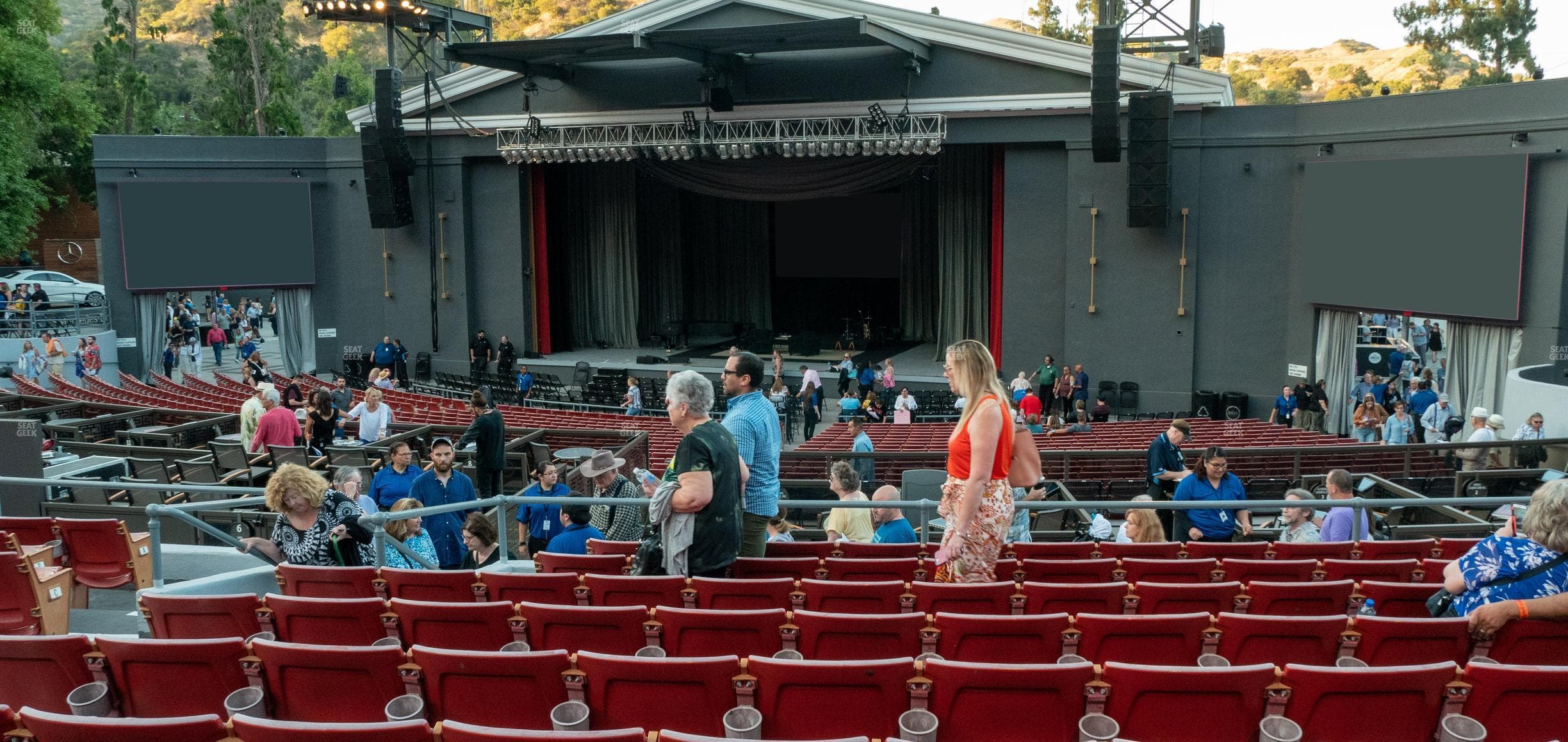 The Greek Theatre - Los Angeles - Section B Right Seat View